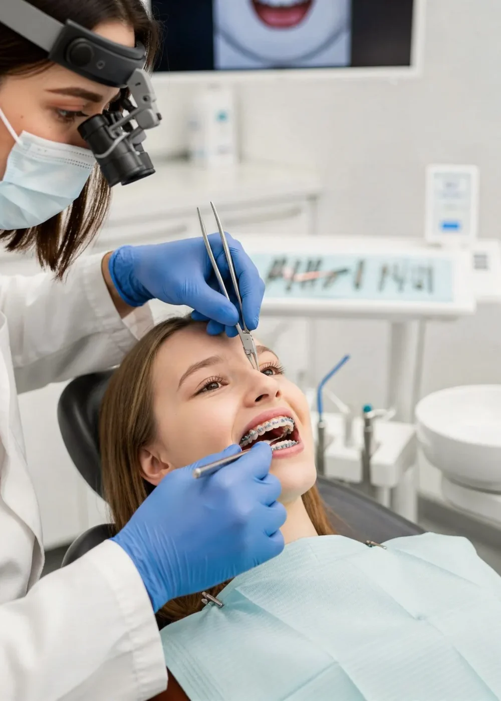 Especialista atendiendo